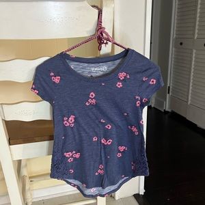 Blue Floral Children’s Shirt